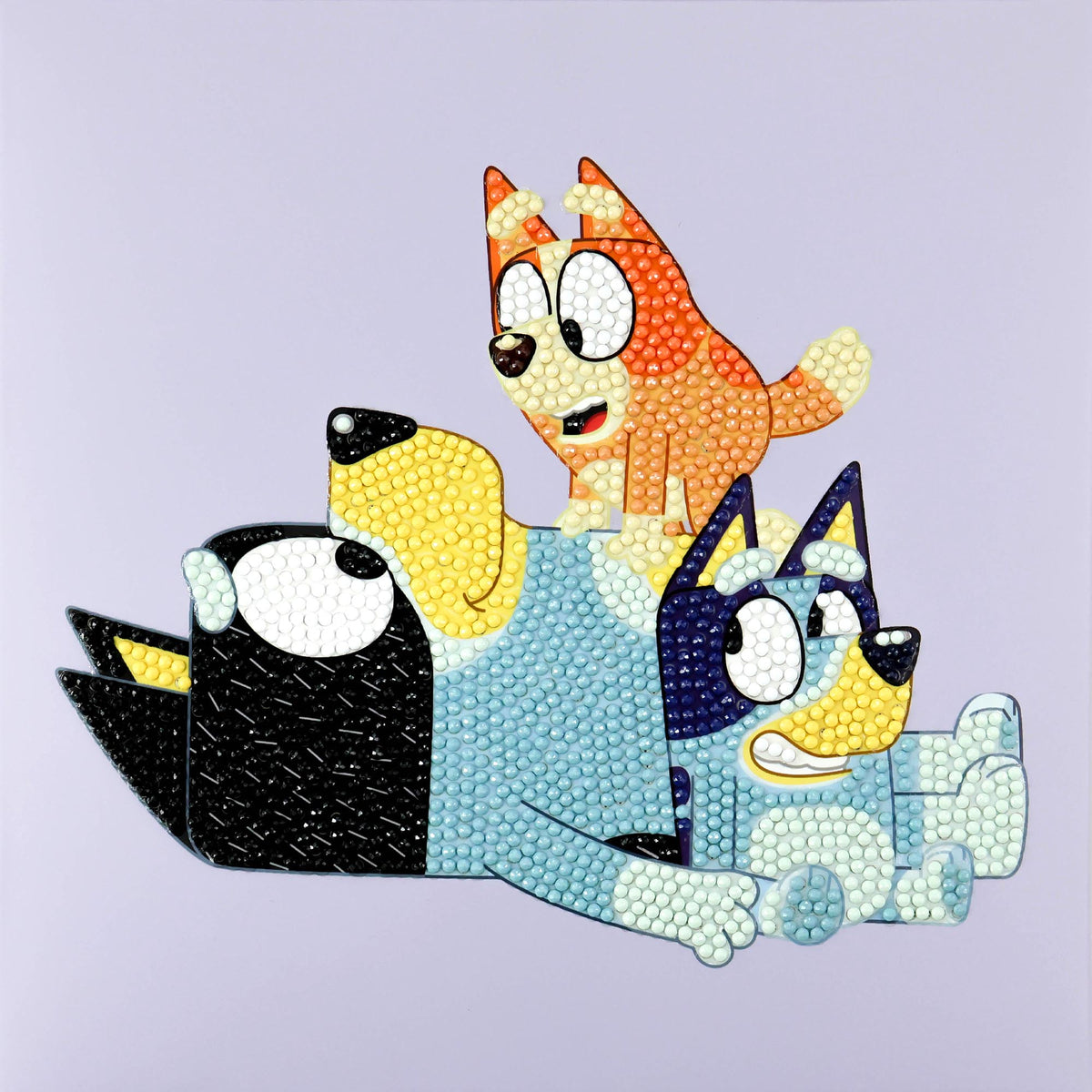 Thistle Bluey Diamond Painting Box, 22x22cm -  007 Dad & The Girls Kids Activities