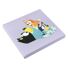 White Smoke Bluey Diamond Painting Box, 22x22cm -  007 Dad & The Girls Kids Activities