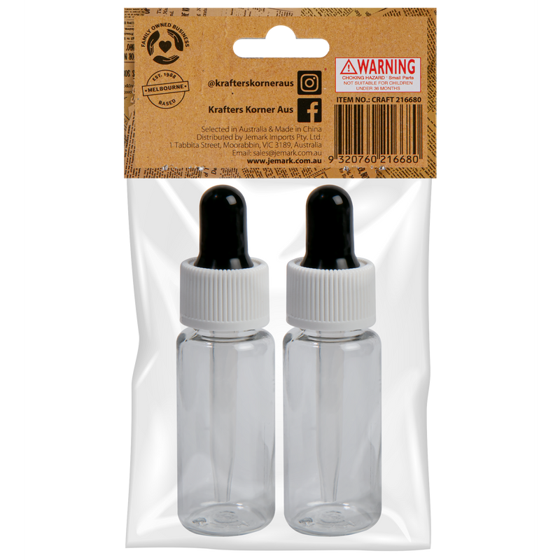 Light Gray Krafters Korner Craft Mini Bottle Dripper (2 Pack) Shells Glass and Mirrors
