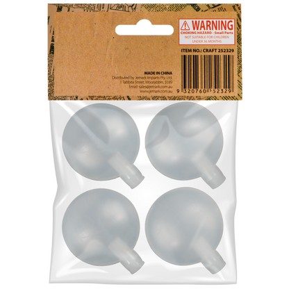 Light Gray Krafters Korner Squeaker Insert 4cm 4 Pack Doll Making