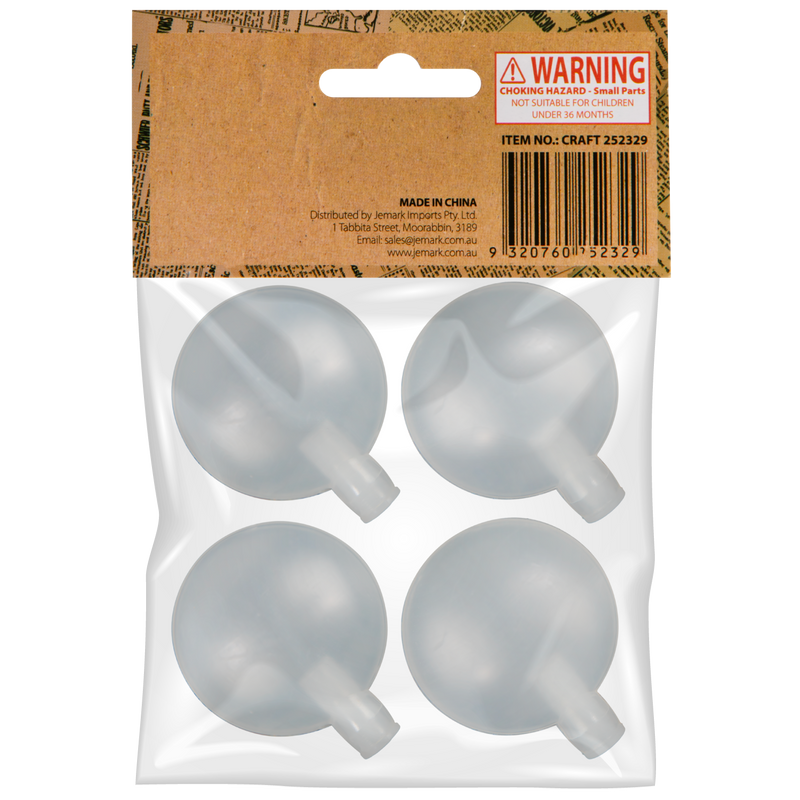 Light Gray Krafters Korner Squeaker Insert 4cm 4 Pack Doll Making