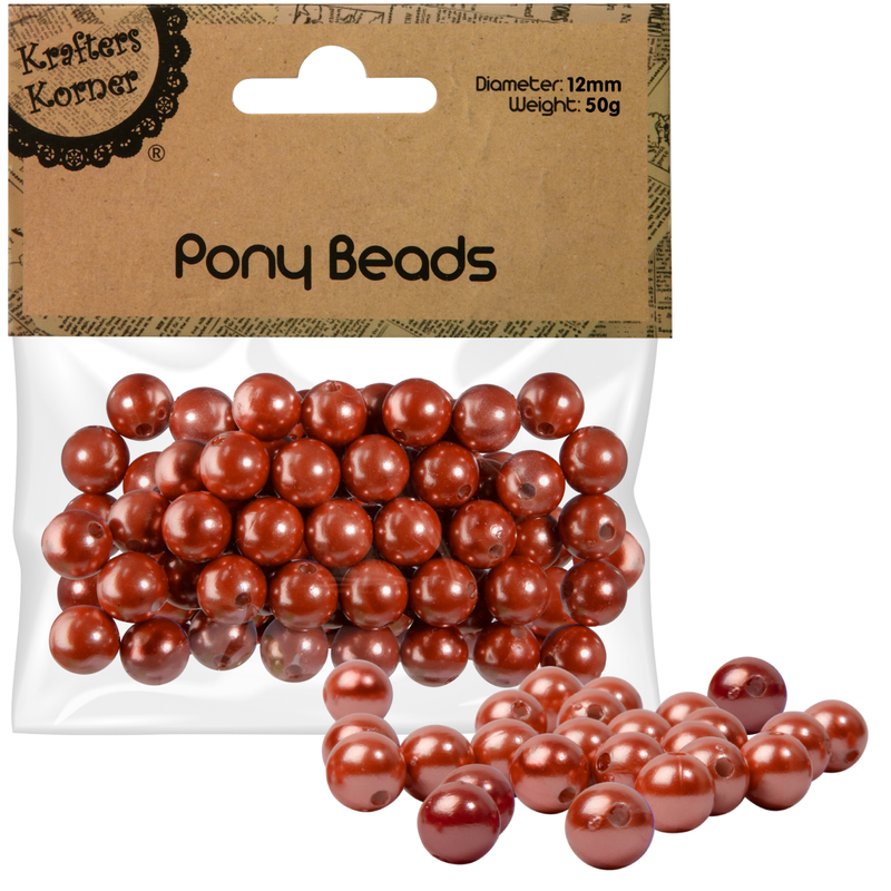 Sienna Krafters Korner 12mm Rose Gold Pearl Bead 50g Beads