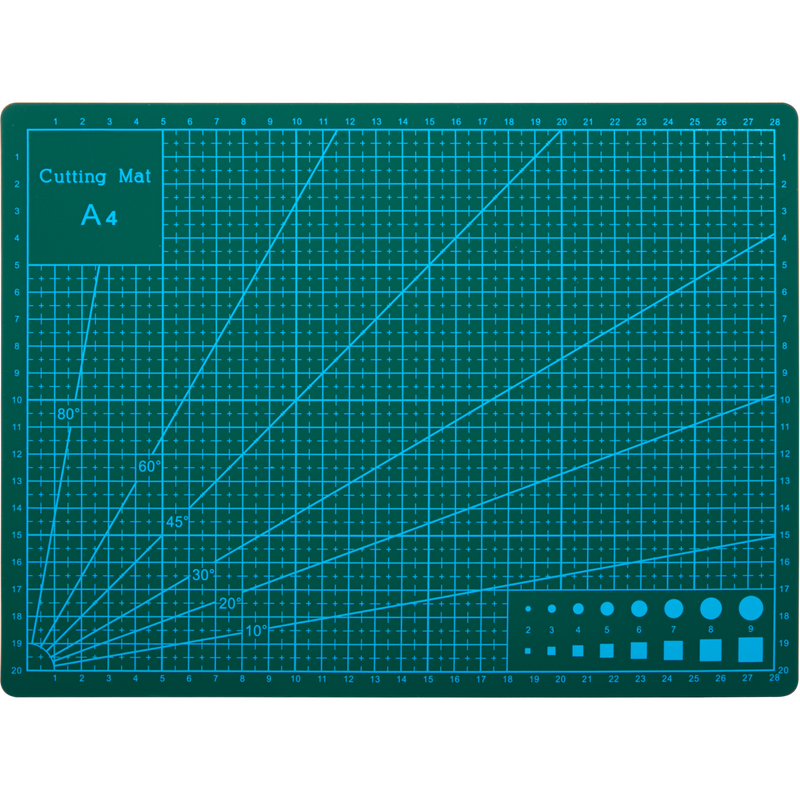 Dark Slate Gray Krafters Korner Cutting Mat A4 Quilting and Sewing Tools and Accessories
