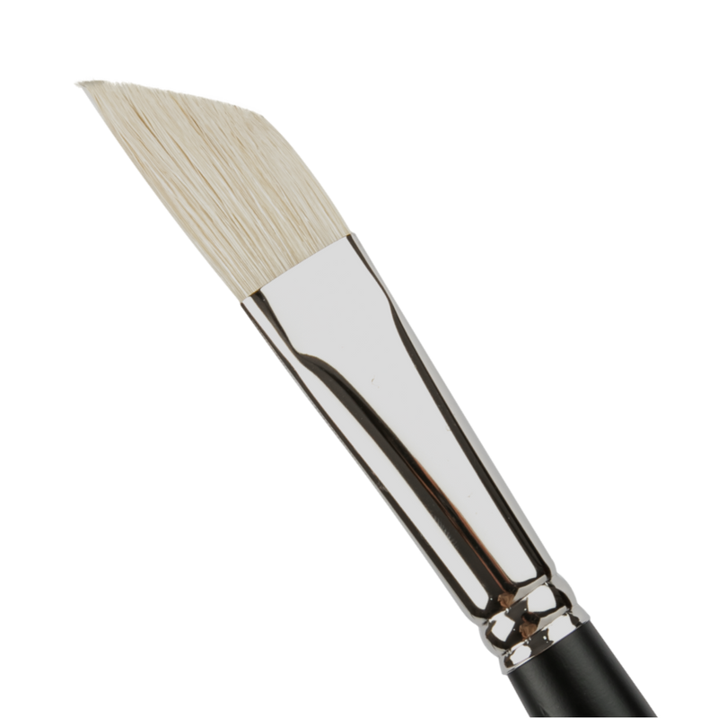 Dark Slate Gray Art Spectrum Brush Series 1100 Interlocked Hog Bristle - Angle Chisel Size - 10 Paint Brushes