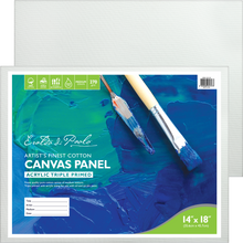 Dark Cyan 14 x 18 Inches Eraldo di Paolo Canvas Panel Canvas Panels