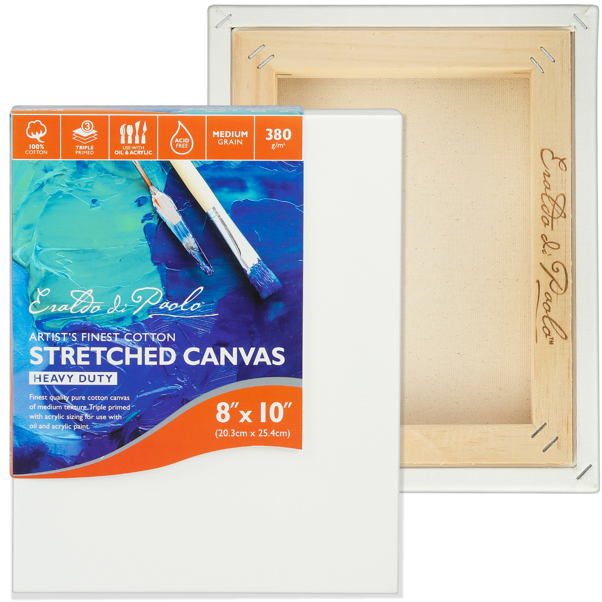 Steel Blue 8 x 10 inches Eraldo di Paolo Gallery Wrapped Stretched Canvas Gallery Wrapped Stretched Canvas
