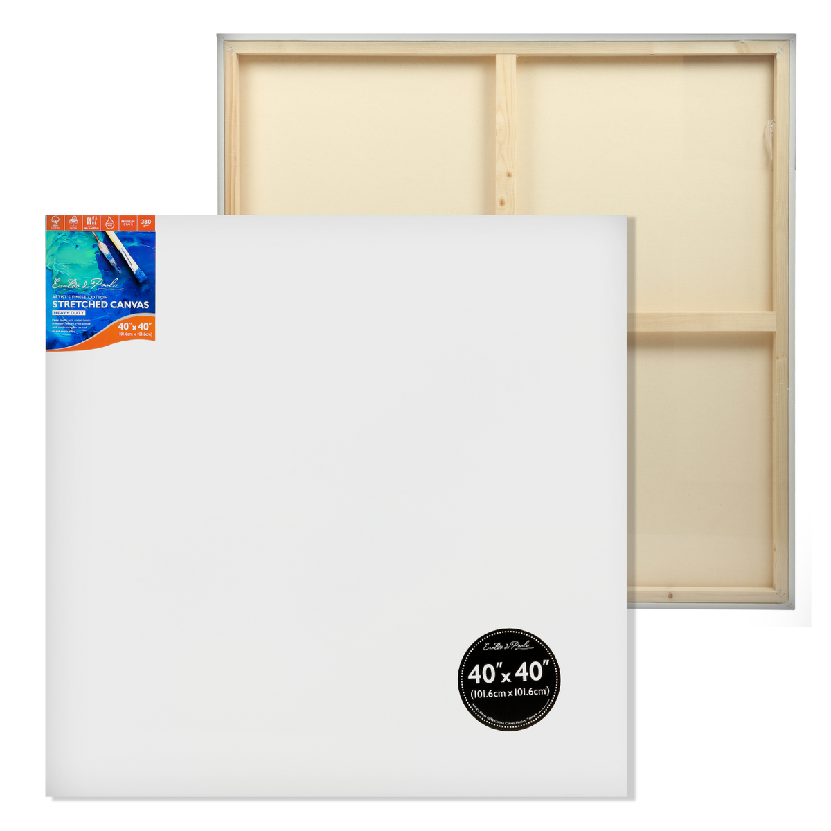 Antique White 40 x 40 inches Eraldo di Paolo Gallery Wrapped Stretched Canvas Gallery Wrapped Stretched Canvas