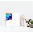 White Smoke 14 x 14 inches Eraldo di Paolo Gallery Wrapped Stretched Canvas Gallery Wrapped Stretched Canvas