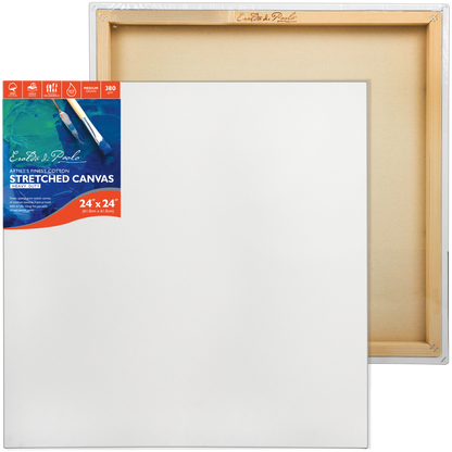 Light Gray 24 x 24 inches Eraldo di Paolo Gallery Wrapped Stretched Canvas Gallery Wrapped Stretched Canvas