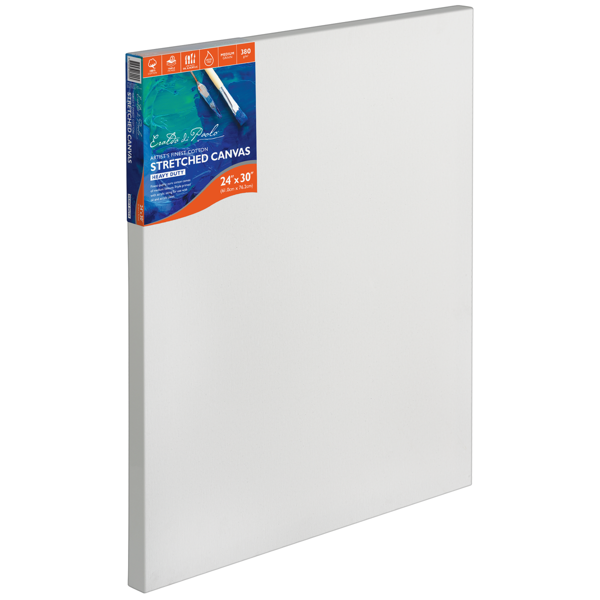Light Gray 24 x 30 inches Eraldo di Paolo Gallery Wrapped Stretched Canvas Gallery Wrapped Stretched Canvas