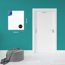 Dark Cyan 30 x 36 inches Eraldo di Paolo Gallery Wrapped Stretched Canvas Gallery Wrapped Stretched Canvas