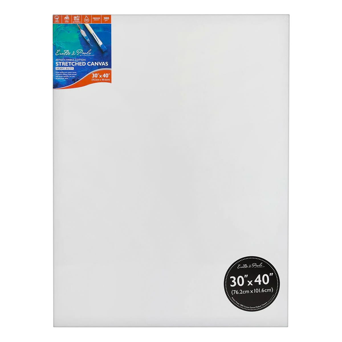 Light Gray 30 x 40 inches Eraldo di Paolo Gallery Wrapped  Stretched Canvas Gallery Wrapped Stretched Canvas