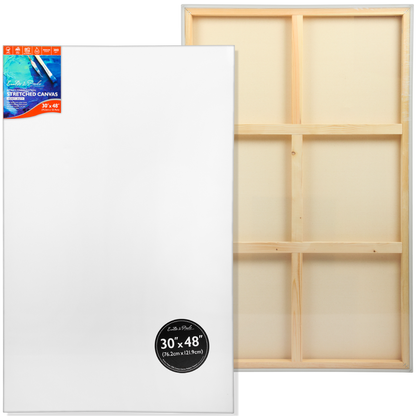 Light Gray 30 x 48 inches Eraldo di Paolo  Gallery Wrapped Stretched Canvas Gallery Wrapped Stretched Canvas