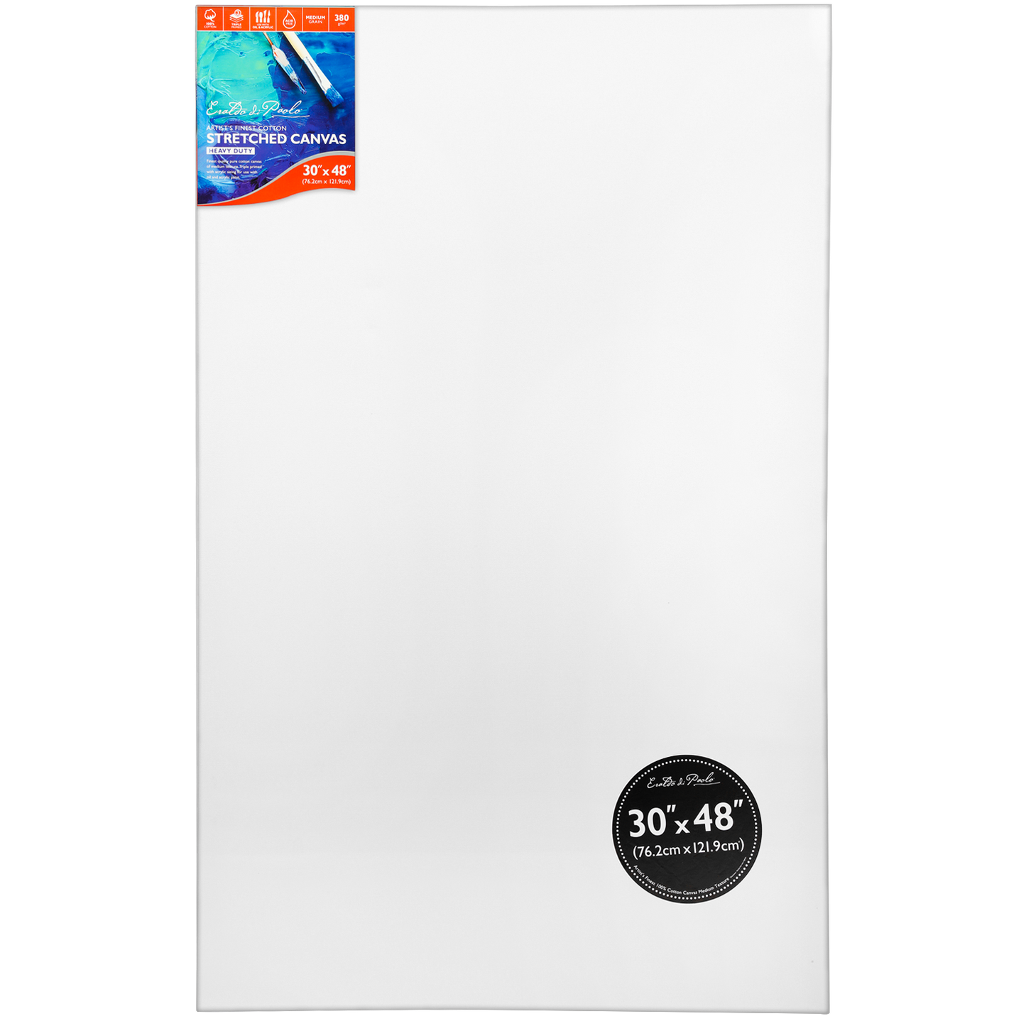 White Smoke 30 x 48 inches Eraldo di Paolo  Gallery Wrapped Stretched Canvas Gallery Wrapped Stretched Canvas