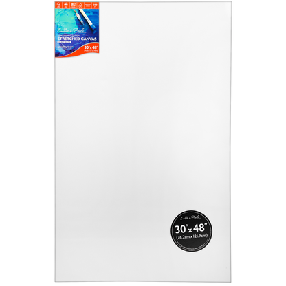 White Smoke 30 x 48 inches Eraldo di Paolo  Gallery Wrapped Stretched Canvas Gallery Wrapped Stretched Canvas