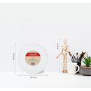 White Smoke Artist First Choice Round Stretched Canvas 12 Inches Round Canvases