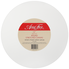 Antique White Artist First Choice Round Stretched Canvas 12 Inches Round Canvases