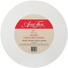 Light Gray Artist First Choice Round Stretched Canvas 20 Inches Round Canvases
