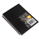 Black Eraldo di Paolo A6 Visual Diary 110gsm 60 Sheets Visual Diary