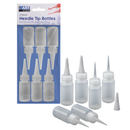Gray The Art Studio Needle Tip Bottle Applicator 29ml 6 Pieces Painting Accessories