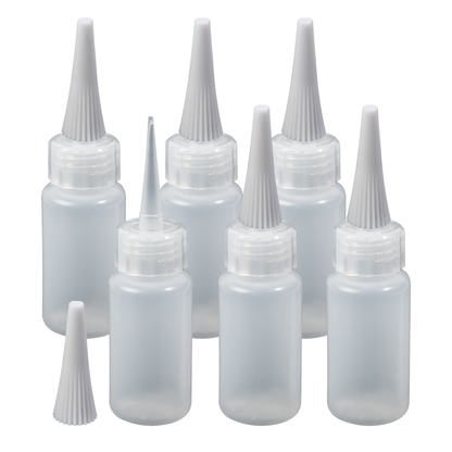 Gray The Art Studio Needle Tip Bottle Applicator 29ml 6 Pieces Painting Accessories