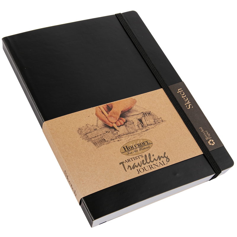 Dark Slate Gray Holcroft A5 Travel Sketchbook 120gsm 160 Pages Black Pads