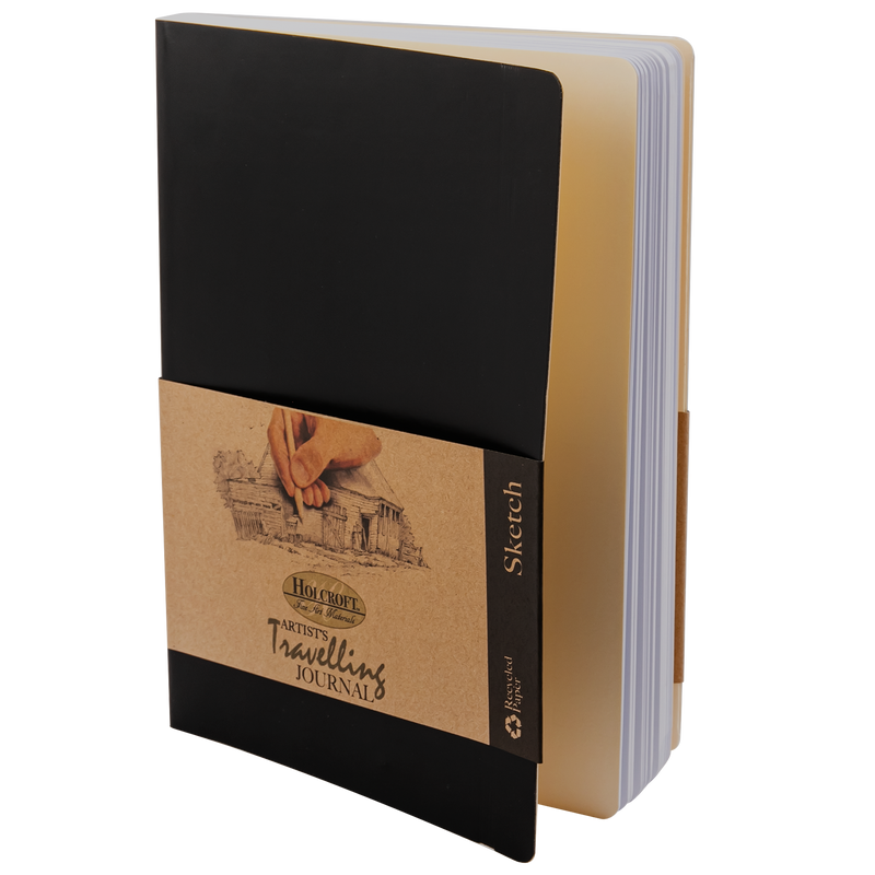 Rosy Brown Holcroft A5 Travel Sketchbook 120gsm 160 Pages Black Pads
