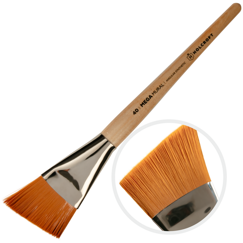Sienna Holcroft Golden Synthetic Mega Angular Brush Size 40 Brushes