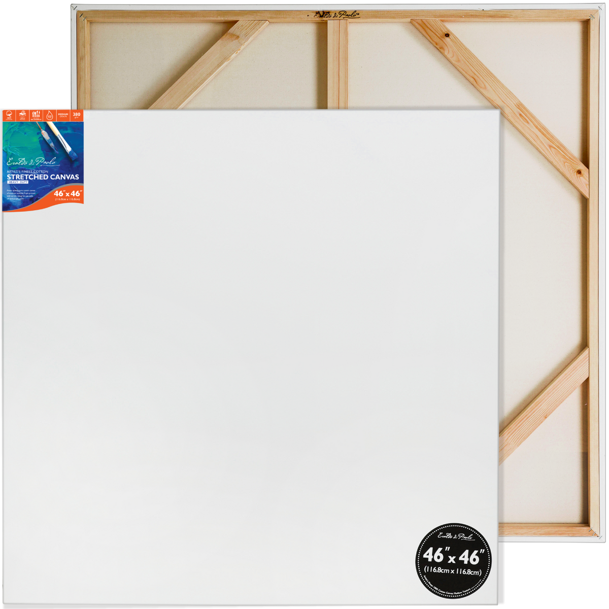 Light Gray 46 x 46 inches Eraldo di Paolo Gallery Wrapped Stretched Canvas Gallery Wrapped Stretched Canvas