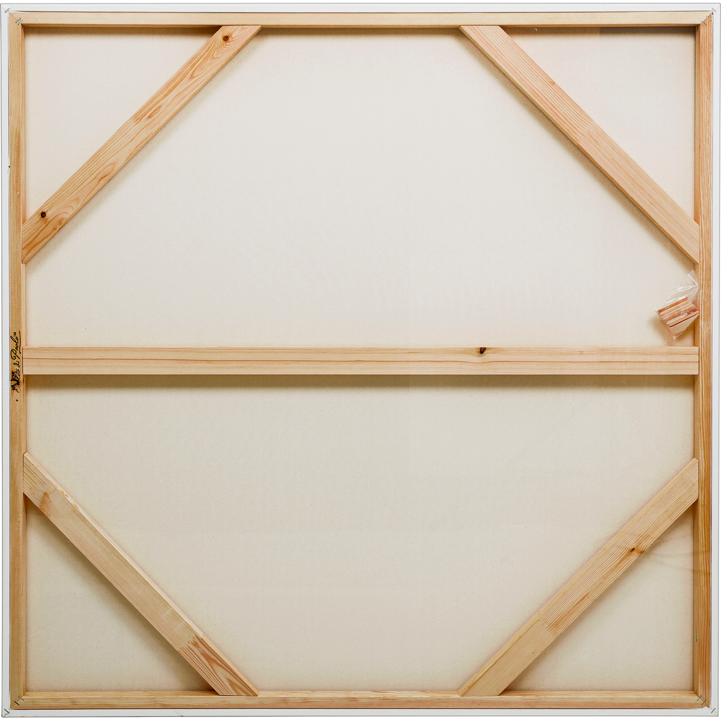 Light Gray 46 x 46 inches Eraldo di Paolo Gallery Wrapped Stretched Canvas Gallery Wrapped Stretched Canvas