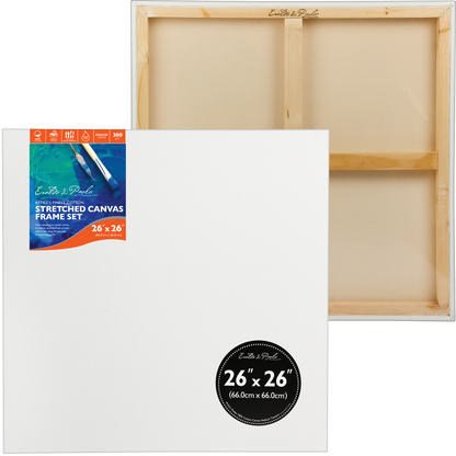 Light Gray 26 x 26 inches Eraldo di Paolo Gallery Wrapped Stretched Canvas Gallery Wrapped Stretched Canvas