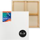 Light Gray 26 x 26 inches Eraldo di Paolo Gallery Wrapped Stretched Canvas Gallery Wrapped Stretched Canvas