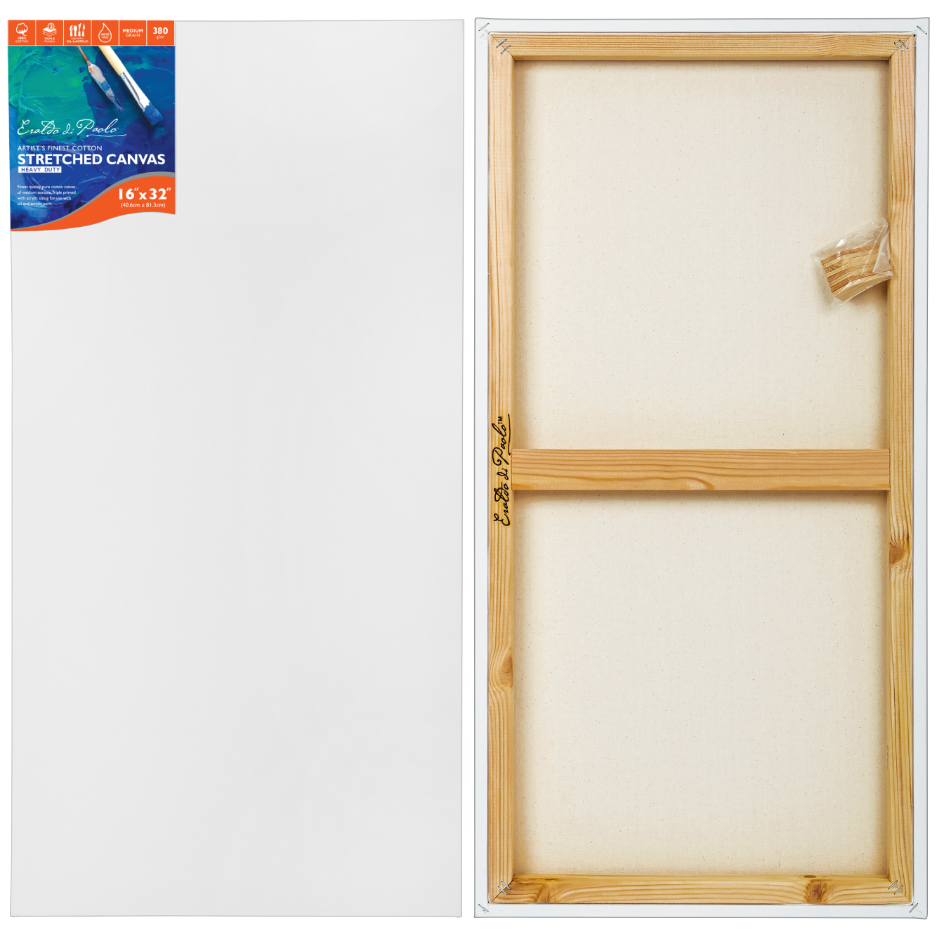 Antique White 16 x 32 inches Eraldo di Paolo Gallery Wrapped Stretched Canvas Gallery Wrapped Stretched Canvas