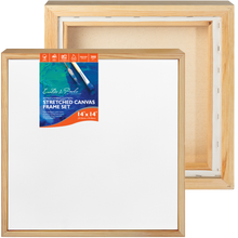 Antique White 14 x 14 Inches Eraldo di Paolo Stretched Canvas with Wood Frame Gallery Wrapped Stretched Canvas With Wooden Frame