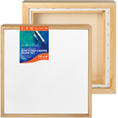 Antique White 14 x 14 Inches Eraldo di Paolo Stretched Canvas with Wood Frame Gallery Wrapped Stretched Canvas With Wooden Frame