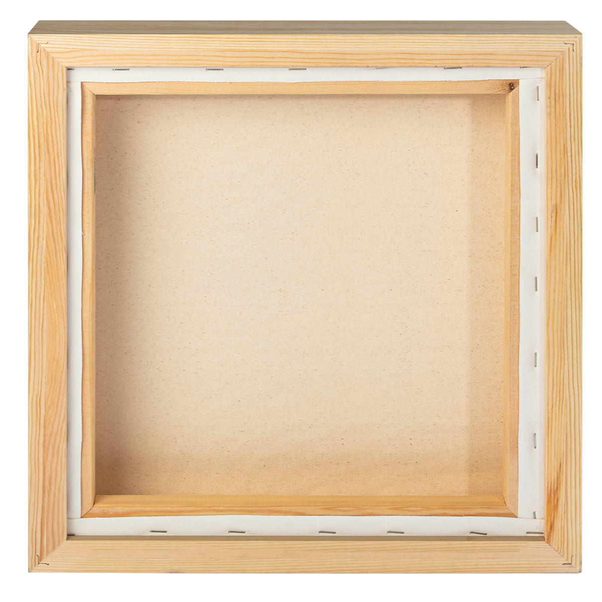 Tan 14 x 14 Inches Eraldo di Paolo Stretched Canvas with Wood Frame Gallery Wrapped Stretched Canvas With Wooden Frame