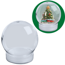 Light Gray Make A Merry Christmas Snow Globe Ornament Christmas