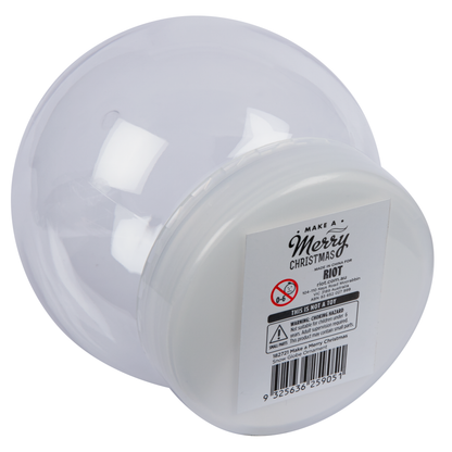 Gray Make A Merry Christmas Snow Globe Ornament Christmas