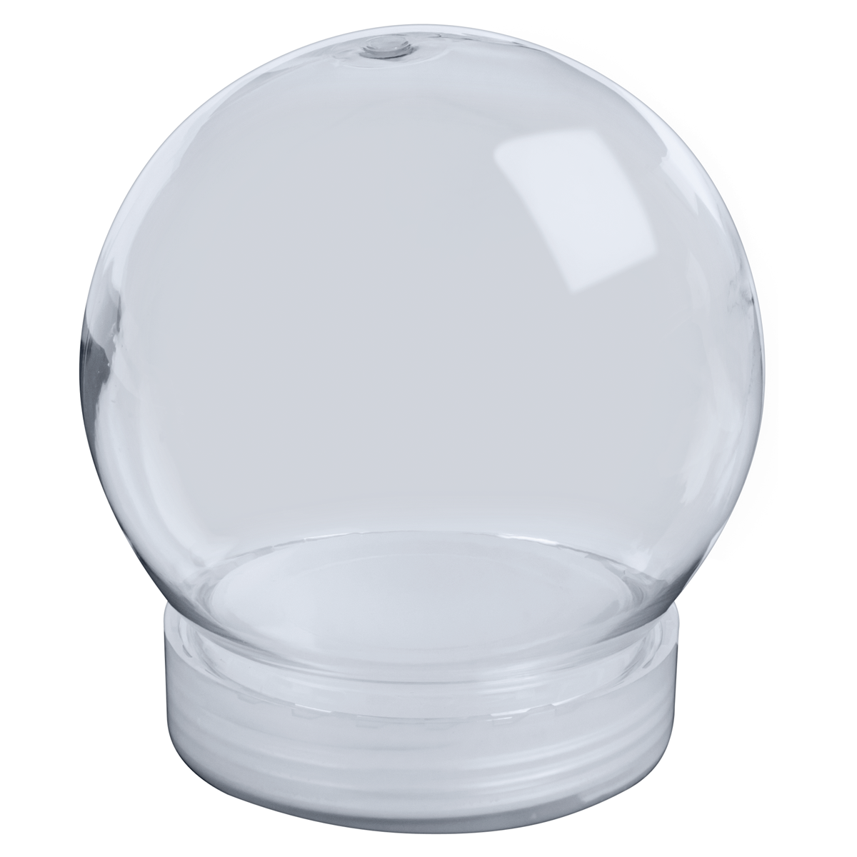 Light Gray Make A Merry Christmas Snow Globe Ornament Christmas
