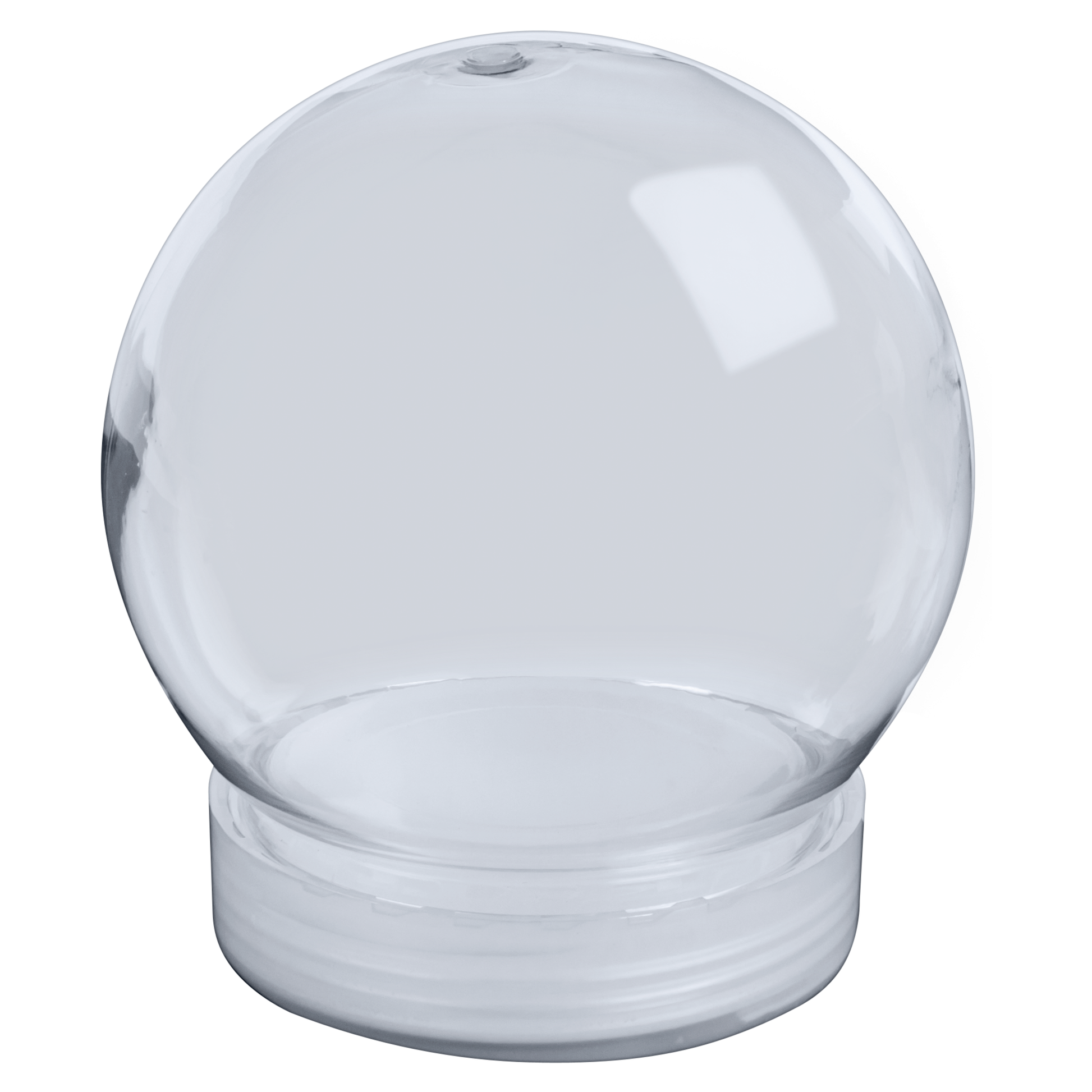 Light Gray Make A Merry Christmas Snow Globe Ornament Christmas