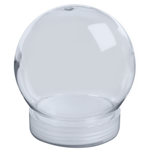 Light Gray Make A Merry Christmas Snow Globe Ornament Christmas