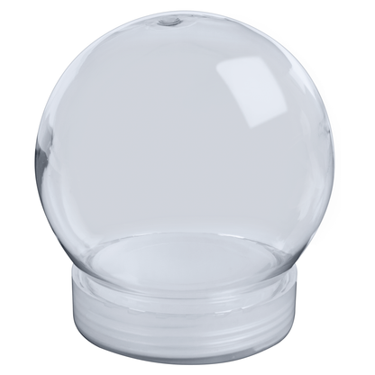Light Gray Make A Merry Christmas Snow Globe Ornament Christmas
