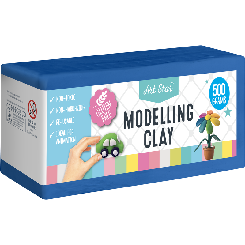 Dark Slate Blue Art Star Modelling Clay / Plasticine 500g Blue Kids Modelling Supplies