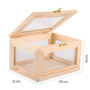 Wheat Urban Crafter Pine Frame Box with Window Sides 15x11x9cm Frames