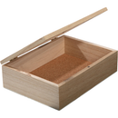 Dim Gray Urban Crafter Rectangular Keepsake Case Clear Lid 17x13x5cm Wood Crafts