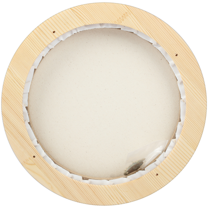 Wheat Eraldo di Paolo Round Framed Canvas Set 25cm Gallery Wrapped Stretched Canvas With Wooden Frame