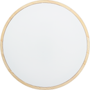 White Smoke Eraldo di Paolo Round Framed Canvas Set 40cm Gallery Wrapped Stretched Canvas With Wooden Frame