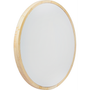 Light Gray Eraldo di Paolo Round Framed Canvas Set 40cm Gallery Wrapped Stretched Canvas With Wooden Frame