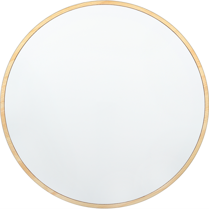 White Smoke Eraldo di Paolo Round Framed Canvas Set 60cm Gallery Wrapped Stretched Canvas With Wooden Frame