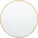 White Smoke Eraldo di Paolo Round Framed Canvas Set 60cm Gallery Wrapped Stretched Canvas With Wooden Frame